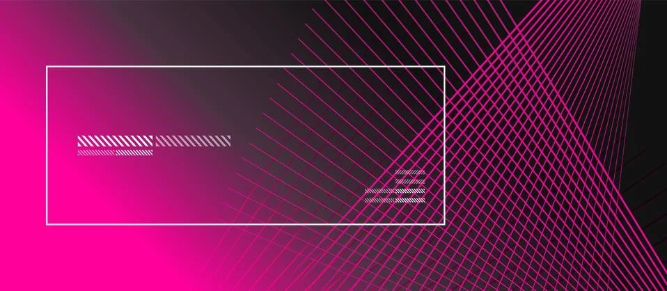 Wave lines with blend effect on fluid gradient, abstract background colorful Stock Illustration