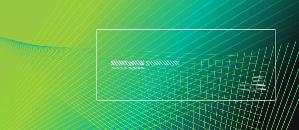 Wave lines with blend effect on fluid gradient, abstract background colorful Stock Illustration
