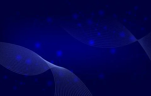 Wave Lines Digital Network Connection Internet Computer Technology Background Stock Illustration
