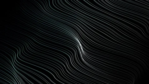Wave lines pattern loop background Stock Footage 337737838
