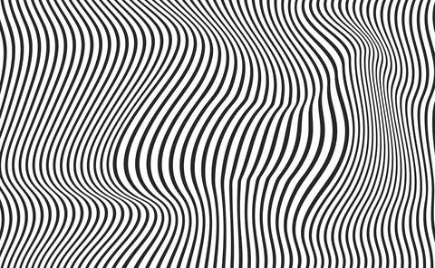 Wave lines strip pattern background Stock Illustration