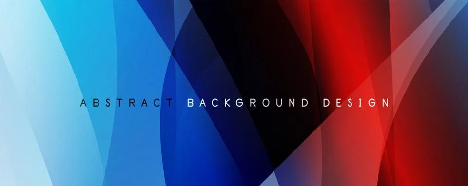 Wave liquid style lines with shadows and light on gradient background Stock Illustration