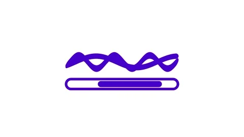 Wave loading bar Stock Footage 335609210