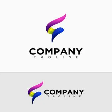 Wave logo Illustrazione stock