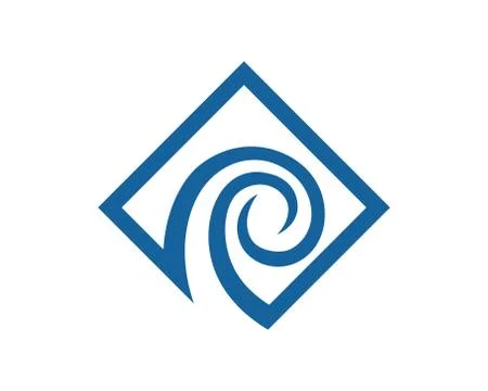 Wave Logo Template Stock-Illustration