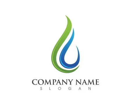 Wave Logo Template Stock Illustration