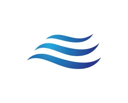 Wave Logo Template Stock Illustration