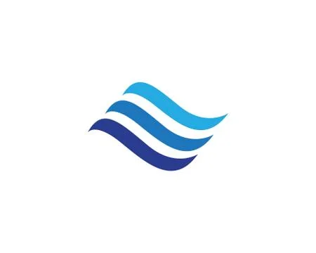 Wave Logo Template Stock Illustration