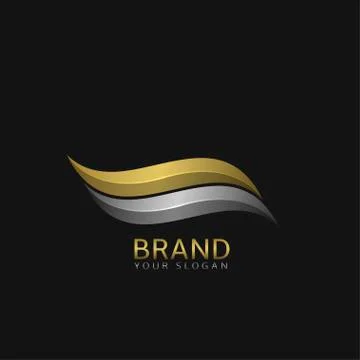 Wave logo template Stock Illustration