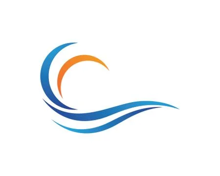 Wave Logo Template Stock Illustration