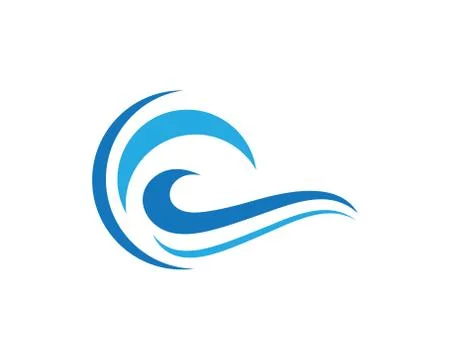 Wave Logo Template Stock-Illustration