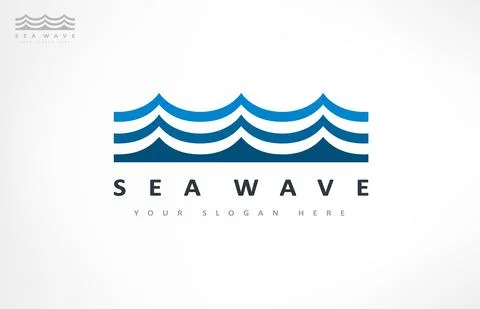 Wave logo vector. Water design. Stock Illustration