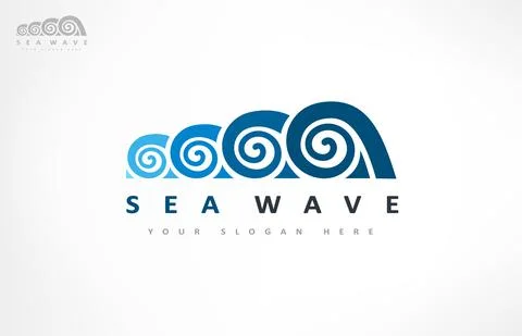Wave logo vector. Water design. Stock Illustration