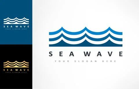 Wave logo vector. Water design. Stock Illustration