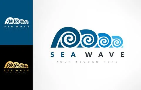 Wave logo vector. Water design. Stock Illustration