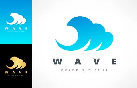 Wave logo vector. Water design. Stock-Illustration