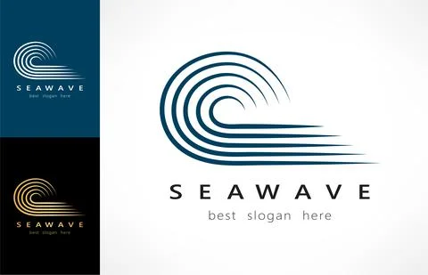 Wave logo vector. Water design. Stock Illustration