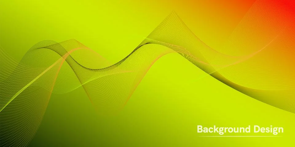 Wave of the many colored lines. Creative line art. Vector illustration EPS 10 Stock Illustration