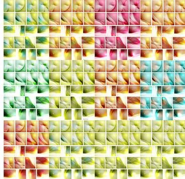 Wave mega set, pack backgrounds Stock Illustration