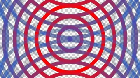 Wave mirror stripe with alpha  Stock Footage 45995369