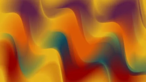 Wave Motion Multicolor Animation Loop Stock Footage 219819086