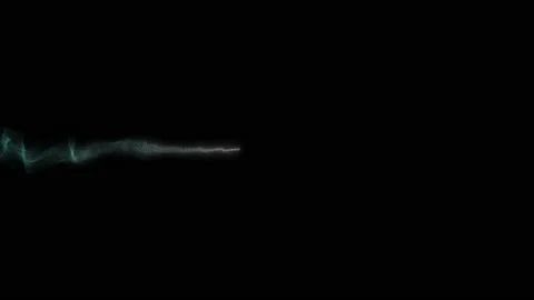 Wave motion of smoke-like particles. For design and creativity Stock Footage 162156597