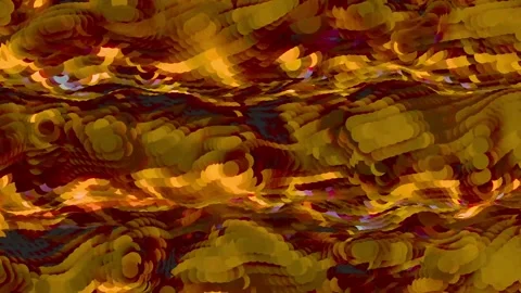 Wave Movement of Shining Gold Particles. Stock Footage 295795182