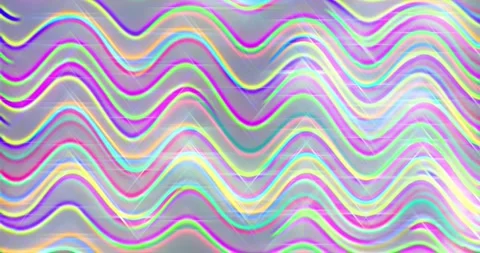 Wave-like multi-colored rays of light constantly move and flicker. Stock Footage 249743787