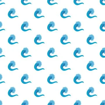 Wave nature pattern seamless Stock Illustration
