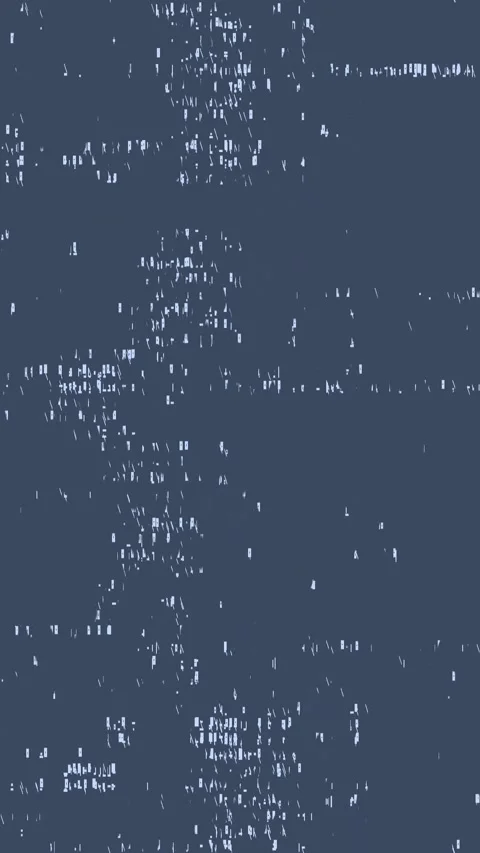 Wave Noise Glitch Effect Portrait Video stock 331082653