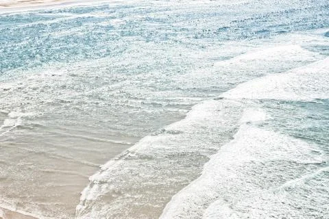 With  the wave of ocean in the sunlight Stock-Fotos