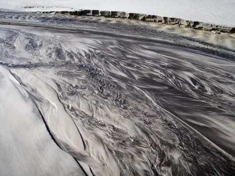 A wave or wavy shape, pattern and texture on a surface a wave or wavy shap... Stock Photos