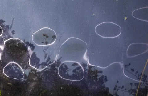  a wave or wavy shape, pattern and texture on a surface a wave or wavy sha... Stock Photos