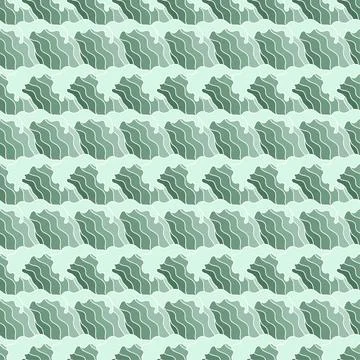 Wave ornament seamless pattern textile print. repeat pattern background desig Stock Illustration