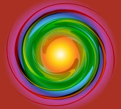 Wave ornate background Ilustración de archivo