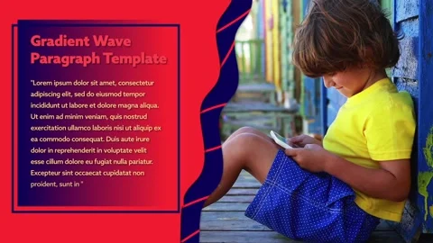 Wave Paragraph Overlay ~ After Effects Template #146012067
