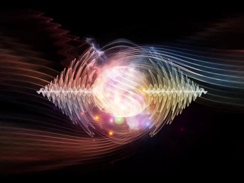 Wave Particle イラスト素材