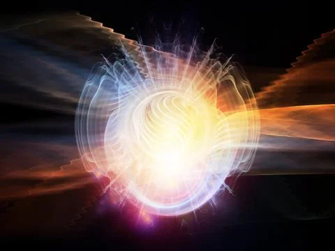 Wave Particle Stock Illustration