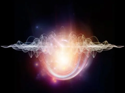 Wave Particle イラスト素材
