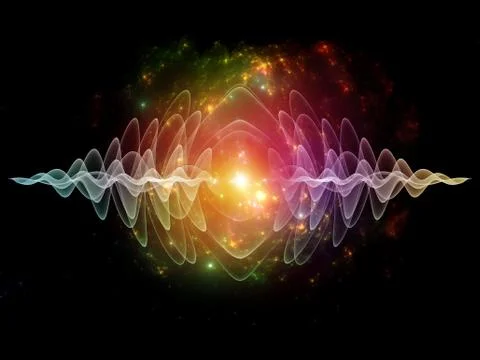 Wave Particle イラスト素材
