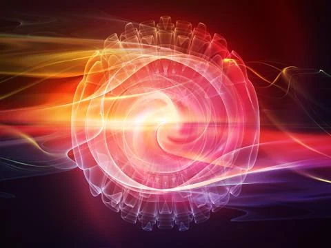 Wave Particle Stock Illustration