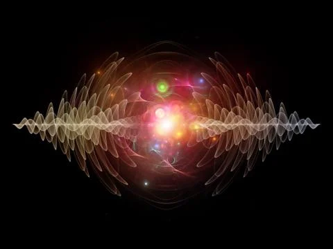 Wave Particle イラスト素材