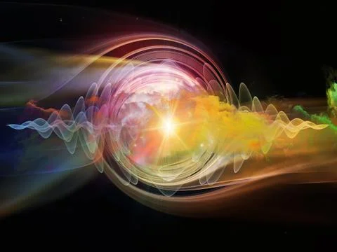 Wave Particle イラスト素材