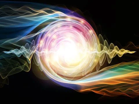 Wave Particle イラスト素材
