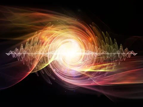 Wave Particle イラスト素材