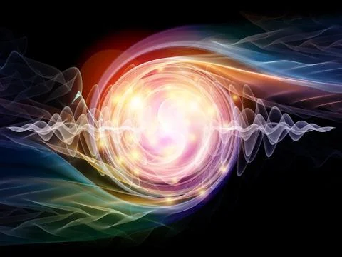 Wave Particle イラスト素材