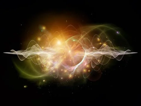 Wave Particle イラスト素材
