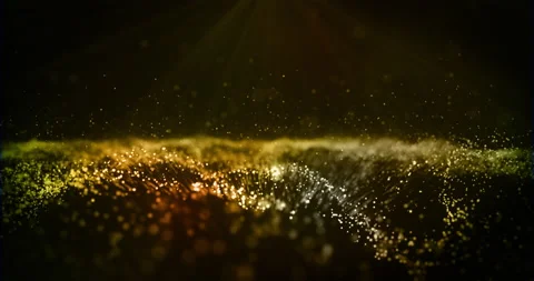 Wave of particles, abstract background animation. Stock Footage 151471989