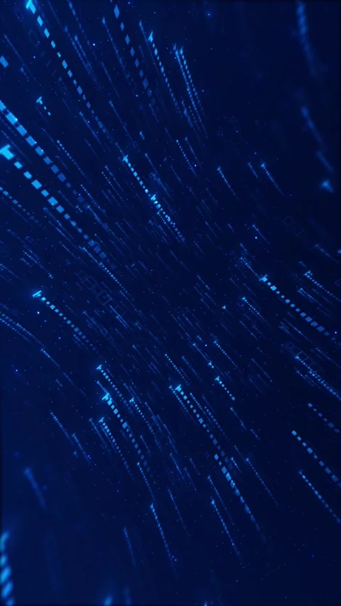 Wave of particles and lines. Big data visualization. Abstract background with a Video stock 313767706