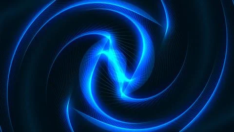 Wave of particles. Background big data visualization futuristic technology... Stock Illustration